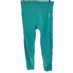 Gymshark Energy Seamless Teal Leggings Pull On Sz Large